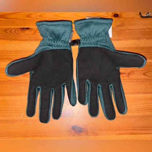 Eddie Bauer Green and Black Outdoor Gloves - Picture 2 of 7